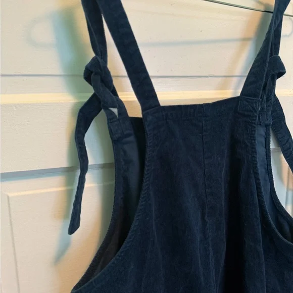 Lucy & Yak Dark Blue Corduroy Dungaree - Picture 3 of 6